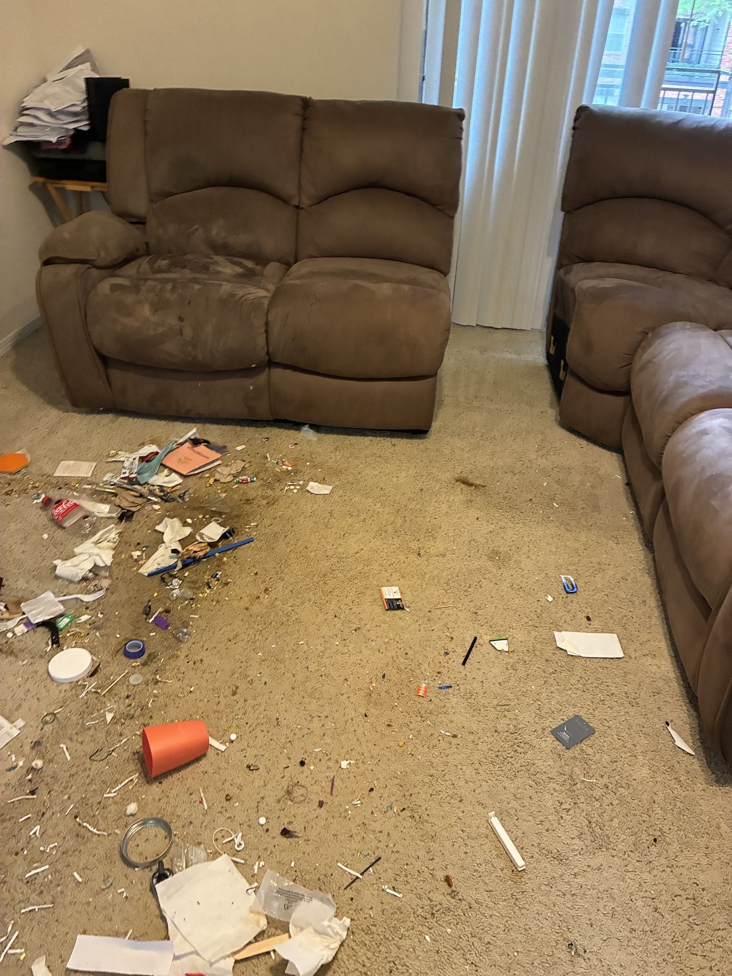 Before and after - before